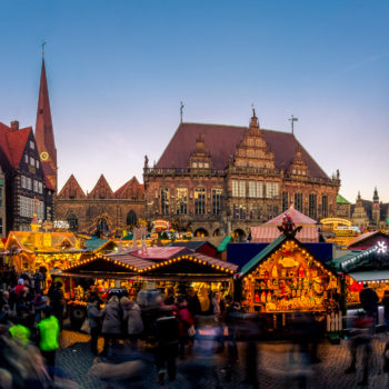 Panorama Bremer Weihnachtsmarkt